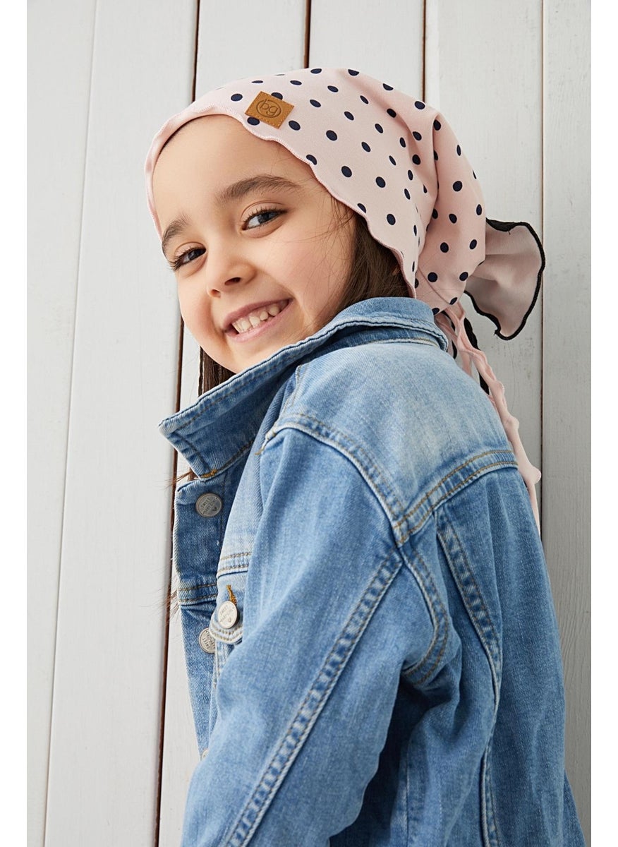 Babygiz - Powder Black Kids Baby Beanie Neck Collar Set Soft 100% Cotton Combed Cotton Elite Series - Image 1