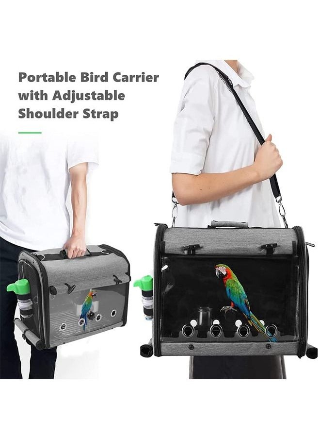 8pcs Bird Carrier Bag Set