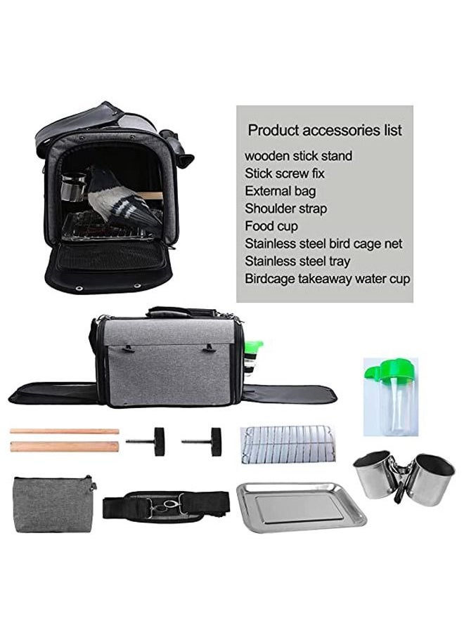 8pcs Bird Carrier Bag Set