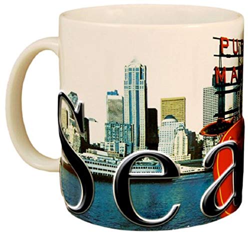 Americaware Seattle 18oz. Color Relief Coffee Mug - Image 2