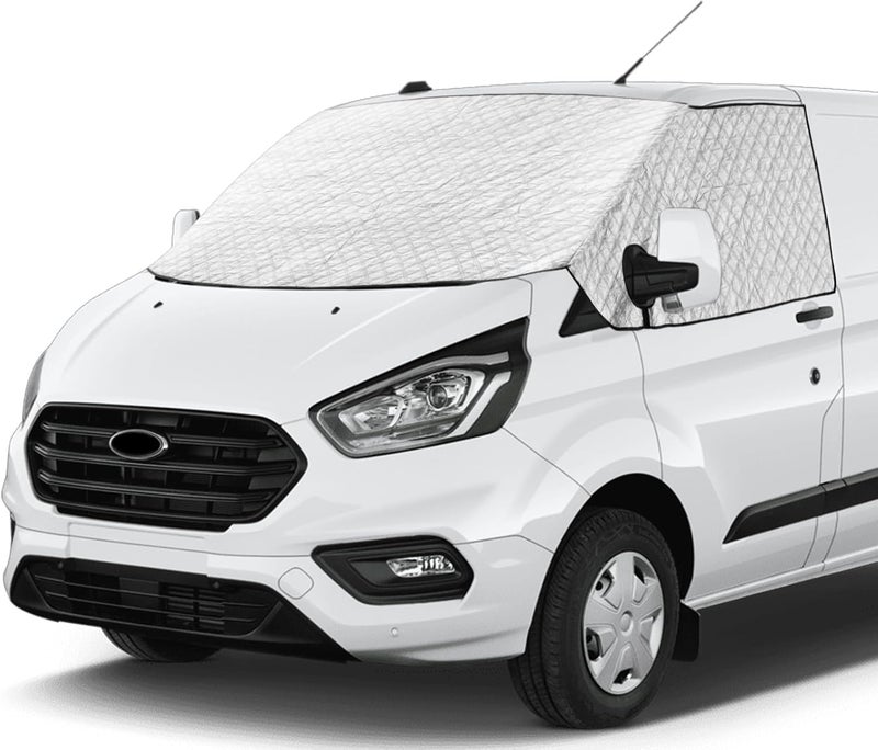 CICMOD Windscreen Cover for Ford Transit Custom - Front Window Sunshade Windshield Protector - Image 1