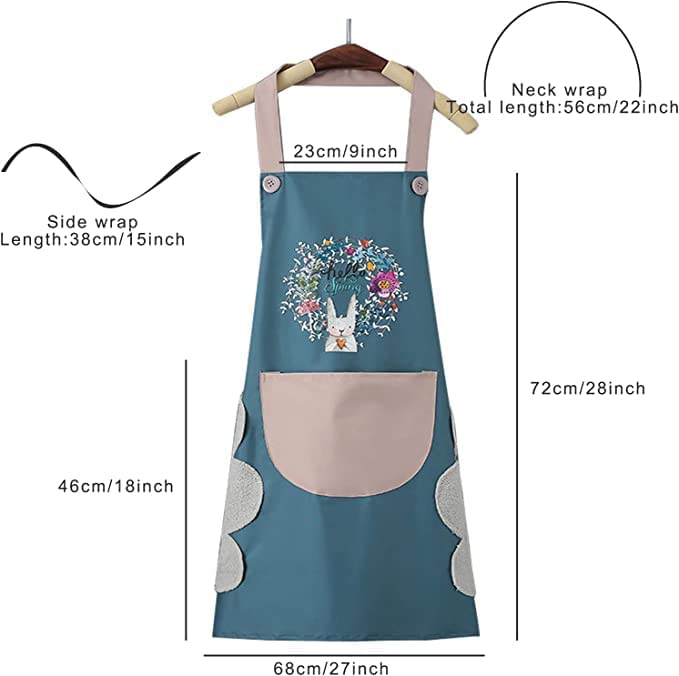 DOCAT Store Kitchen Apron with Wiping Hand Towel Apron for Women and Men with Big Pocket Unique Design Cooking Fits for Restaurant Home and Kitchen Accessories Items - Image 3