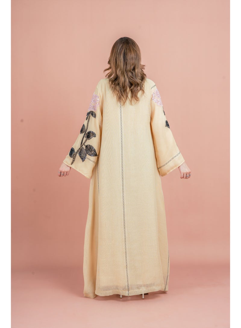 اكسا جلابية كريستال يدوية حديثة - Image 2