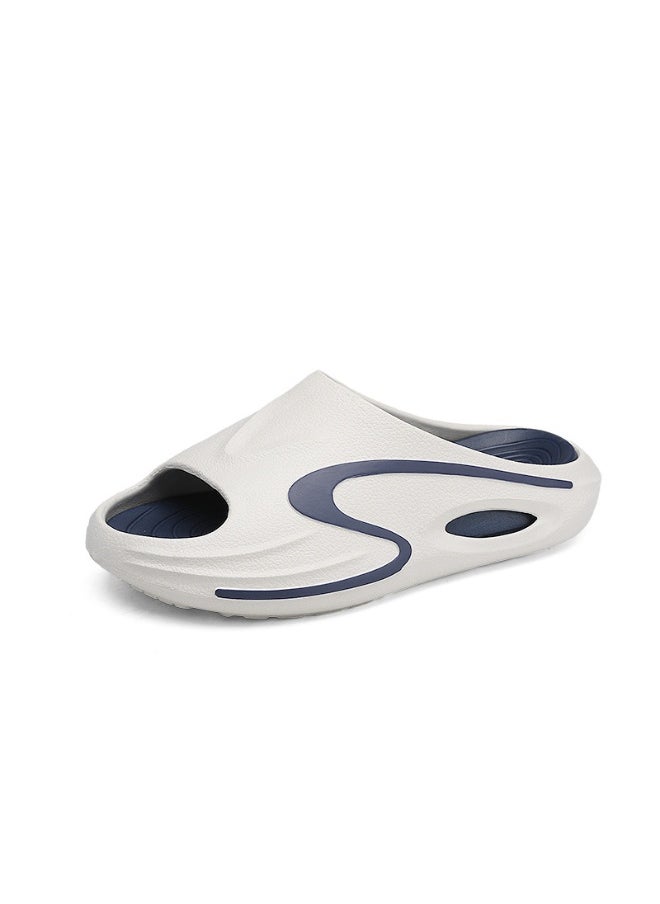 NIBEMINENT Men's Summer Slippers  The Season Trendy Thick Bottom Sandals Casual Sports Beach Slip-On Shoes Synthetic Upper  - Image 1