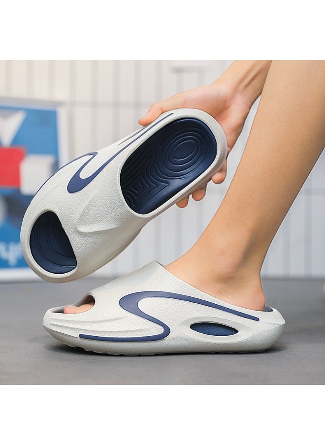 NIBEMINENT Men's Summer Slippers  The Season Trendy Thick Bottom Sandals Casual Sports Beach Slip-On Shoes Synthetic Upper  - Image 2