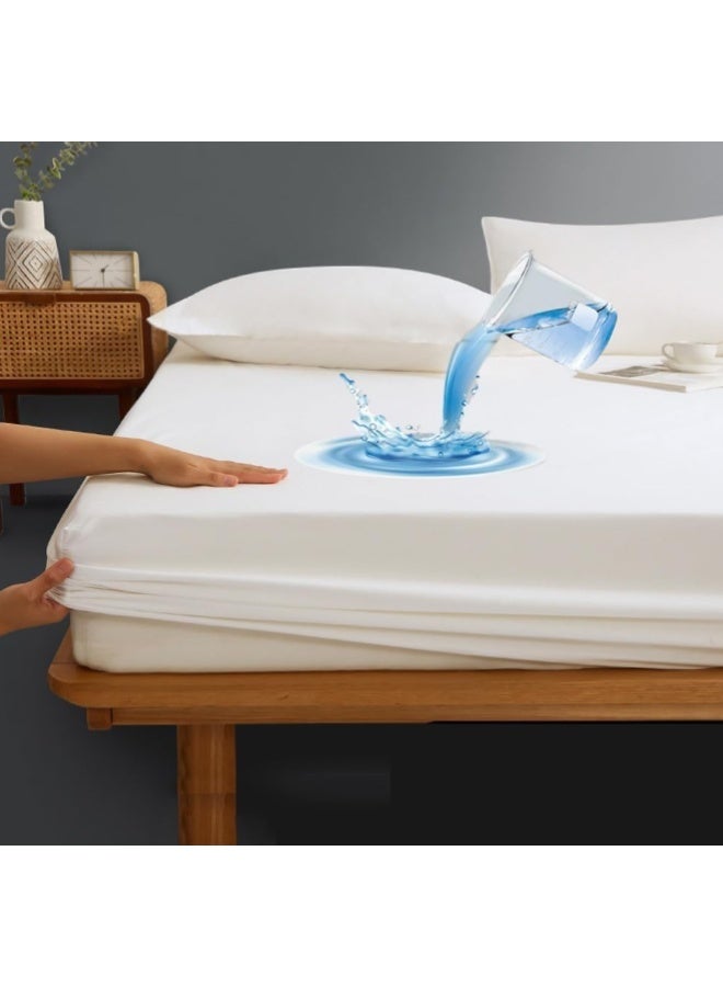 Waterproof Single Mattress Protector – Quilted & Breathable - Image 2