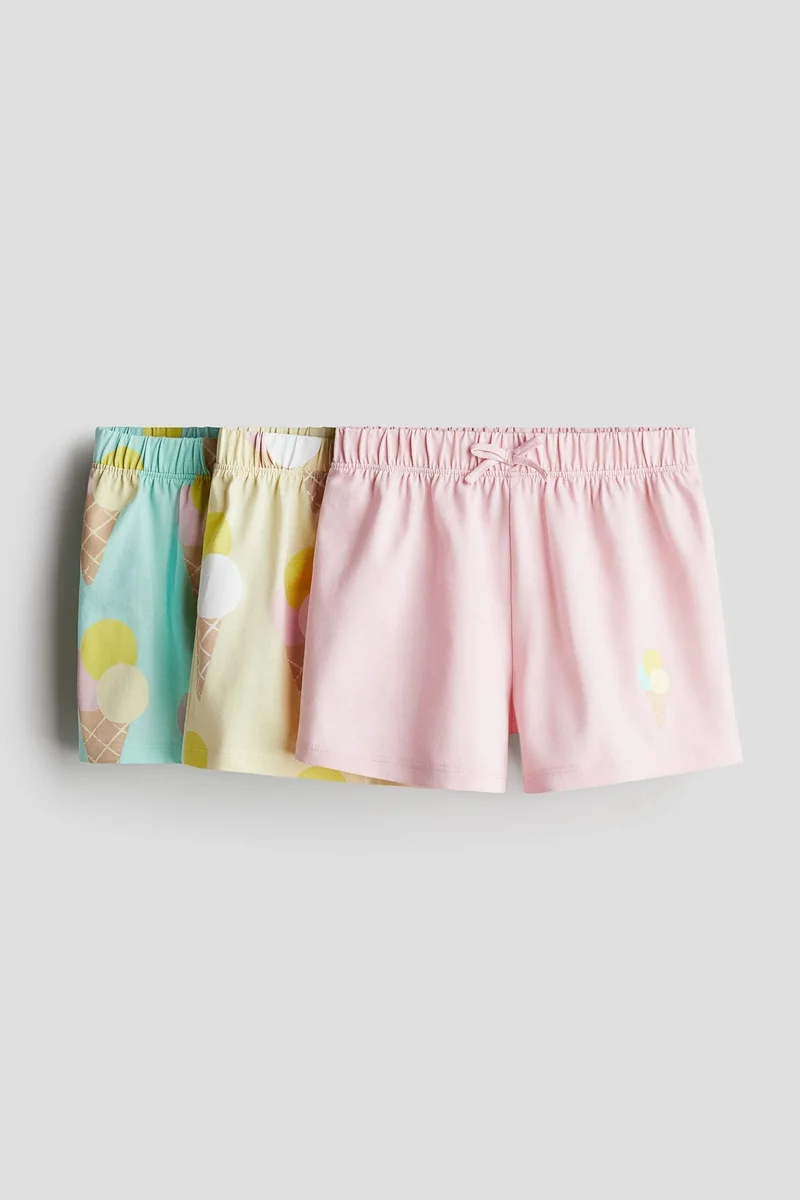 H&M 3-pack cotton shorts