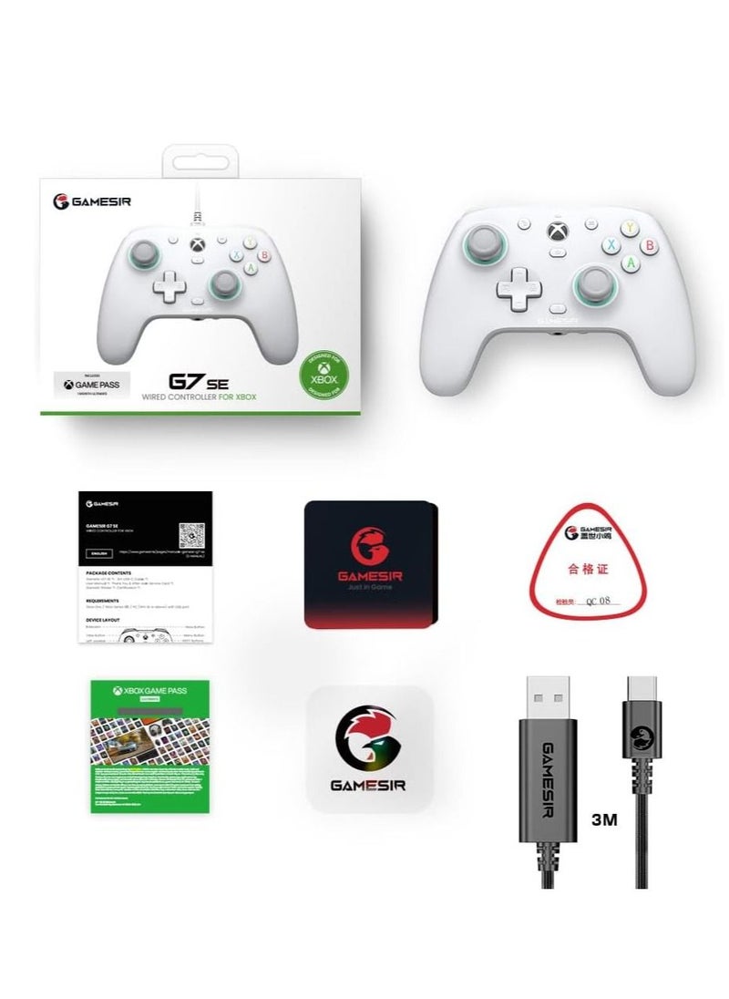 Generic - G7 SE Wired Controller for Xbox Series X|S, Xbox One & Windows 10/11, Plug and Play Gaming Gamepad with Hall Effect Joysticks/Hall Trigger, 3.5mm Audio Jack - Image 1