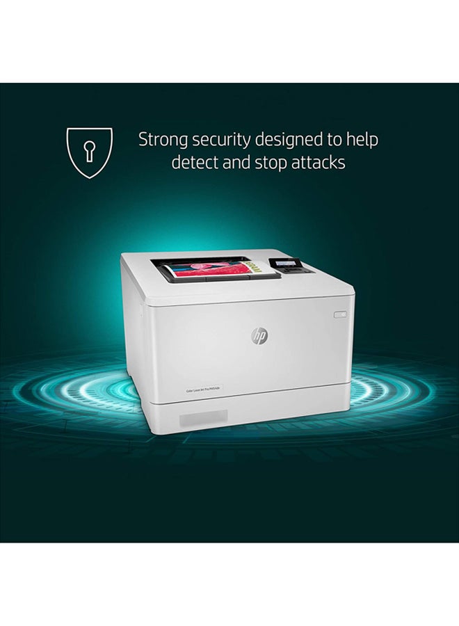 HP طابعة ألوان ليزر جيت برو M454dn أبيض - Image 3