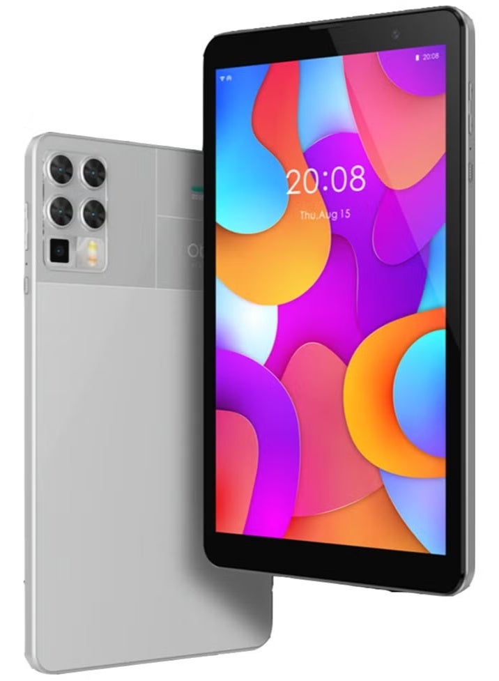 Oteeto K7 7.0-Inch Android Tablet | 8GB RAM + 256GB ROM | HD Display | 3500mAh Battery | Lightweight & Compact | WiFi + SIM Card Support | Android OS | Bluetooth + GPS | Front & Rear Camera | Perfect for Kids, Students, Travel & Daily Use – Grey - Image 1