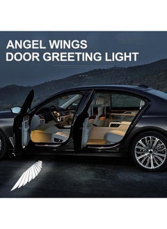 Beauenty 2 Pcs Car Welcome Light,Car Door Logo Lights,Welcome Courtesy Step Door Lamps,Projector Lights,Floor Welcome Lamp(Wings Pattern)  - Image 2