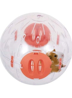 Hamster Ball Running Hamster Wheel Small Pet Plastic Cute Exercise Ball Golden Silk Shih Tzu Bear Jogging Wheel Toy Relieves Boredom and Increases Activity