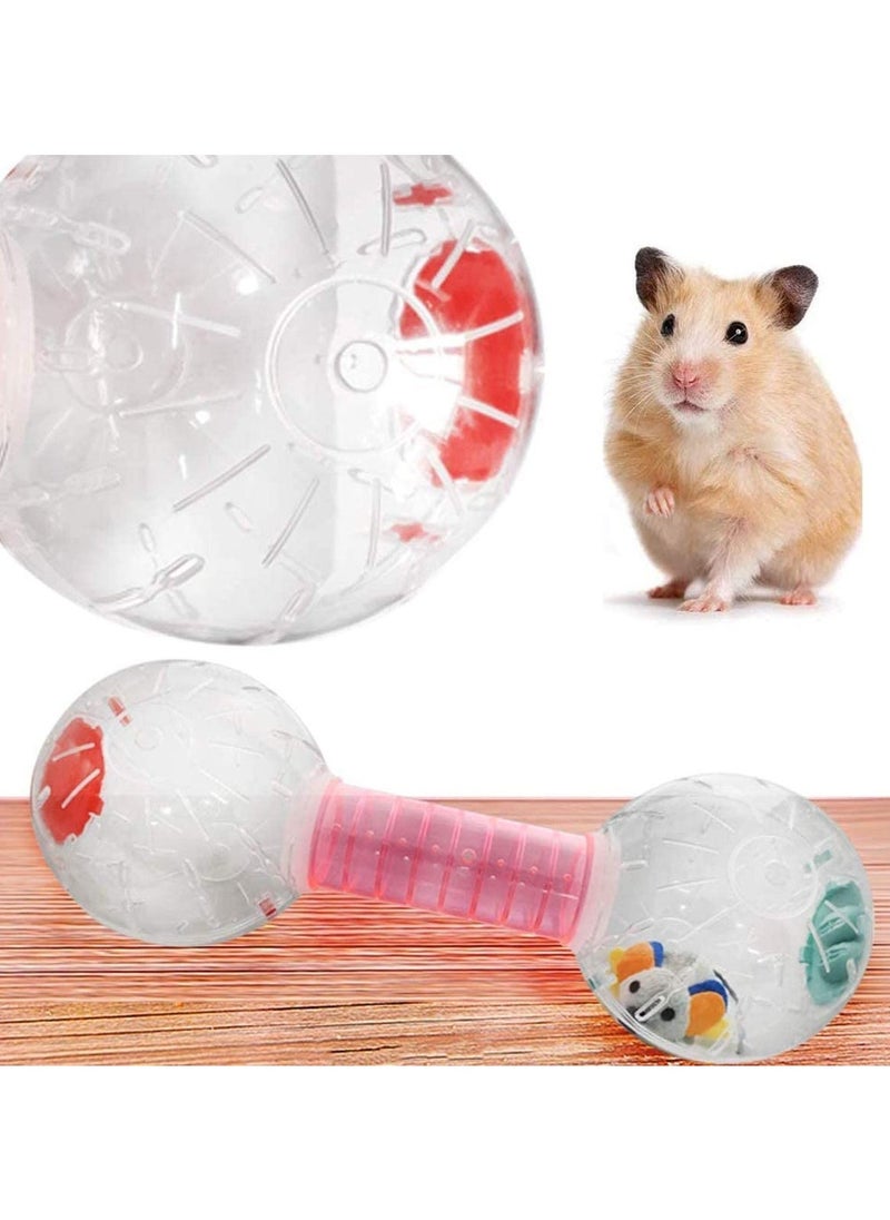 Generic - Hamster Ball Running Hamster Wheel Small Pet Plastic Cute Exercise Ball Golden Silk Shih Tzu Bear Jogging Wheel Toy Relieves Boredom and Increases Activity - Image 1