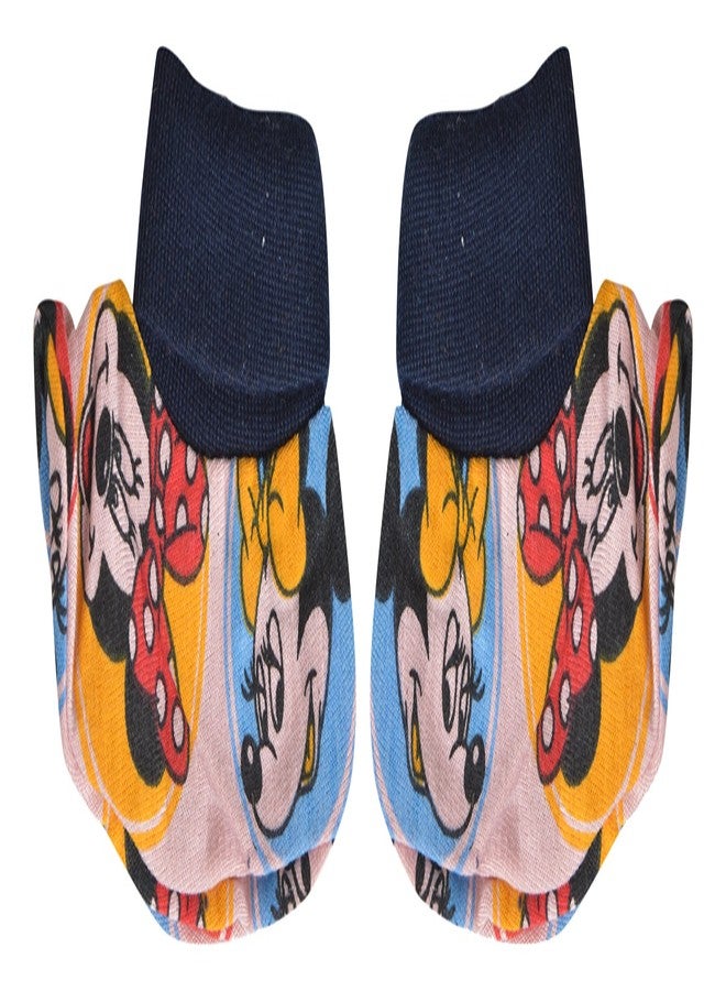 ماما ميا قبعة موميميا للجنسين بطبعة ميكي وأصدقائه مع جوارب وقفازات (أزرق، من 0 إلى 6 أشهر) - Image 3