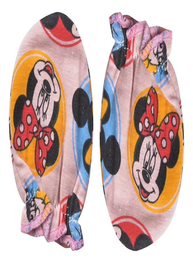 ماما ميا قبعة موميميا للجنسين بطبعة ميكي وأصدقائه مع جوارب وقفازات (أزرق، من 0 إلى 6 أشهر) - Image 4