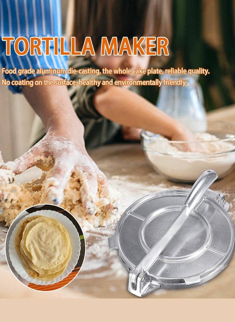 Aluminium Tortilla Press, Tortilla Maker, Rotis Press, Dough Press, Tool Small Size 16cm