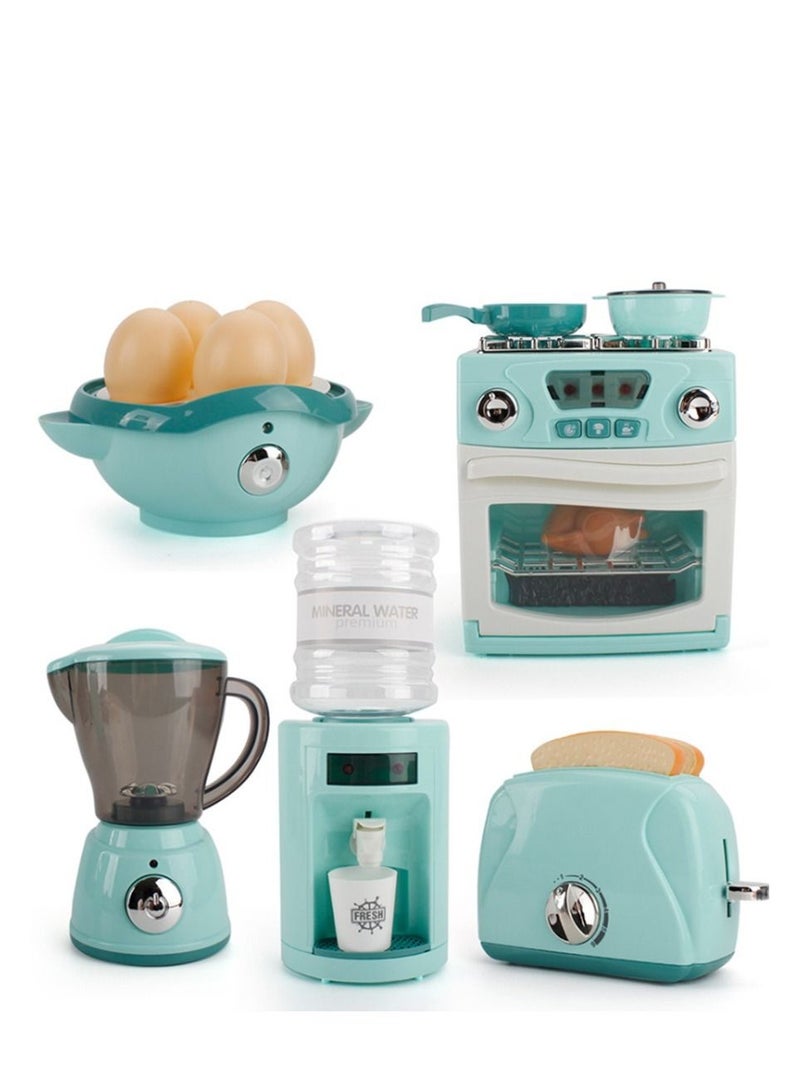NIBEMINENT Children's toys small appliances kitchen toys boys and girls simulation electric small appliances set  - Image 2
