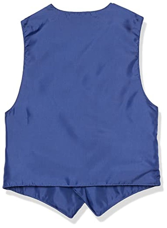 Van Heusen baby boys 4-piece Formal Dress Up Vest Set, Vest, Pants, Collared Dress Shirt, Tie and Toddler Suit, Blue Jean, 24 Months US - Image 3