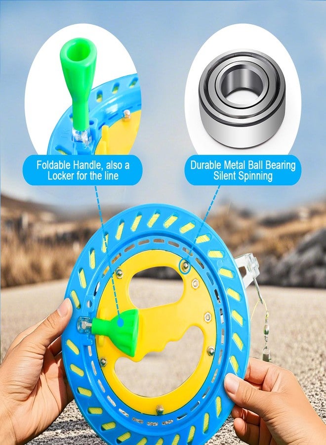 Xida Kite String Reel Winder for Adults - 1000FT High-Strength Kite Flying Line with Smooth Spool & Tangle-Free Design for Ultimate Outdoor Flying Experience, 7.1 Inch - Image 5