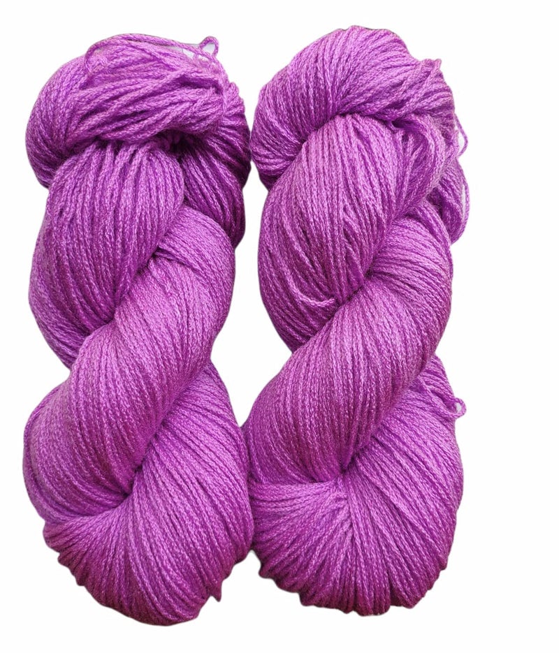 NTGS Vardhman Brilon Purple 200 gm Woolen Crochet Yarn Thread for Knitting - Image 1
