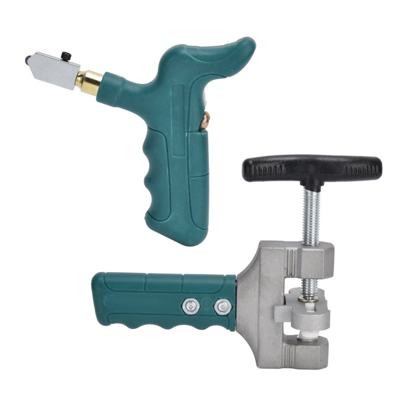 Tile Cutter Tool Kit Ergonomic ABS Aluminum Alloy Dual Purpose Cutter Head - Straight Cutting Process for Wall Tiles Glazed Tiles - Image 4