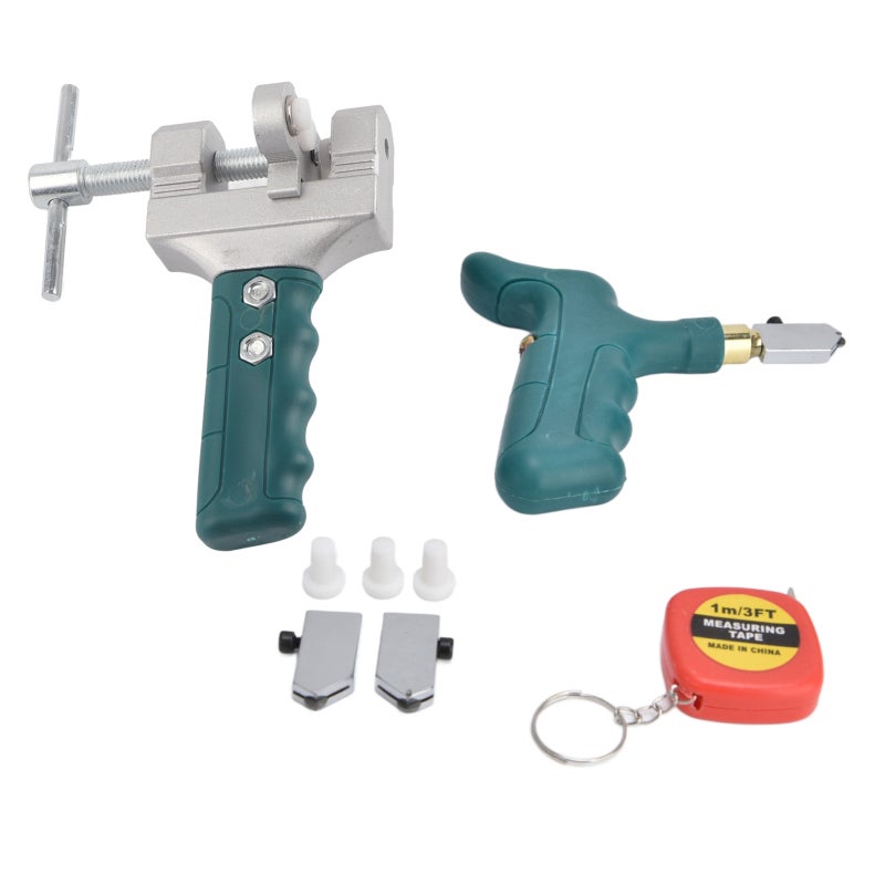 Tile Cutter Tool Kit Ergonomic ABS Aluminum Alloy Dual Purpose Cutter Head - Straight Cutting Process for Wall Tiles Glazed Tiles - Image 1