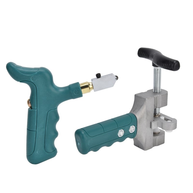 Tile Cutter Tool Kit Ergonomic ABS Aluminum Alloy Dual Purpose Cutter Head - Straight Cutting Process for Wall Tiles Glazed Tiles - Image 2