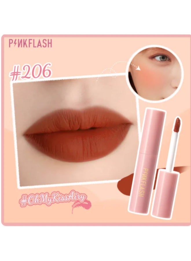 Pinkflash Melting Matte Lip Cream #206 - Image 4
