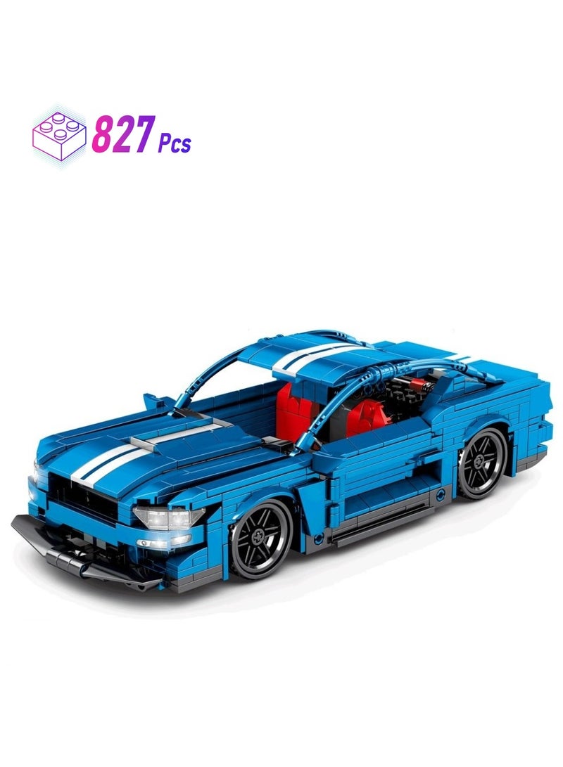SEMBO Sembo 8409 - Wild premium car building blocks - 827 pcs - Blue - Image 1