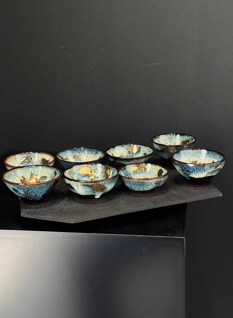 24K gilt lying foot shaped edible embellished coffee cup  - Image 4