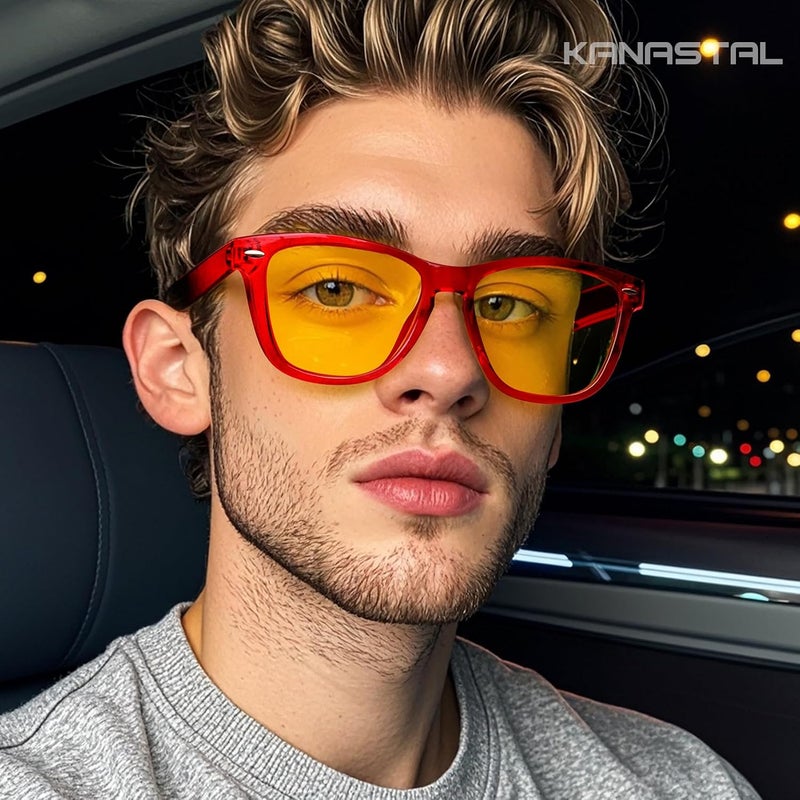 KANASTAL Polarized Sunglasses Men, Fashion Square Sun Glasses Women, Classic Shades for Womens, Driving Fishing Outdoor 100% UV400 Protection - Image 2