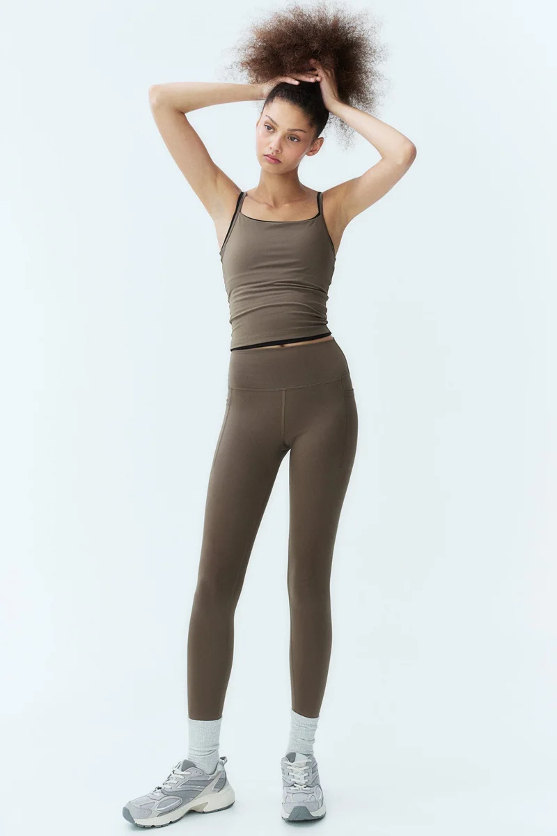 H&M DryMove™ Pocket-detail sports tights