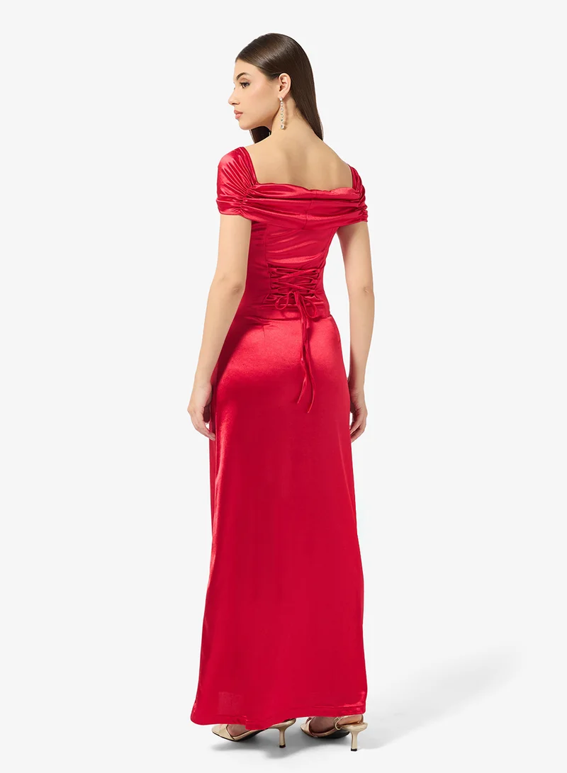 ايلا Off Shoulder Slip Dress