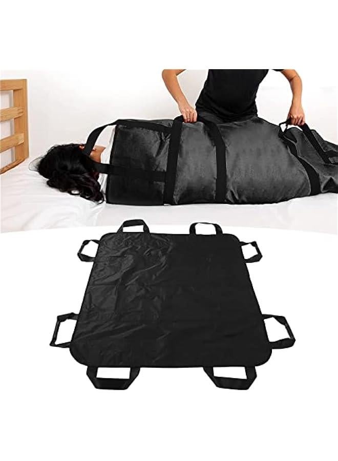 Arabest Waterproof Reusable Transfer Blanket with Widened Strap Design, Handles and Positioning Pad for Lifting Patients, Carrying Belt  - Image 4