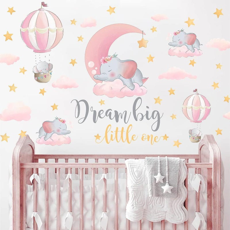 KAIRNE Elephant Nursery Wall Stickers - Image 1