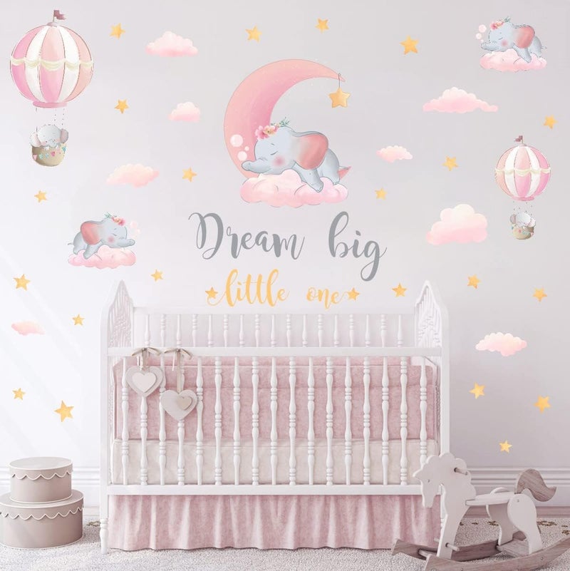 KAIRNE Elephant Nursery Wall Stickers - Image 3