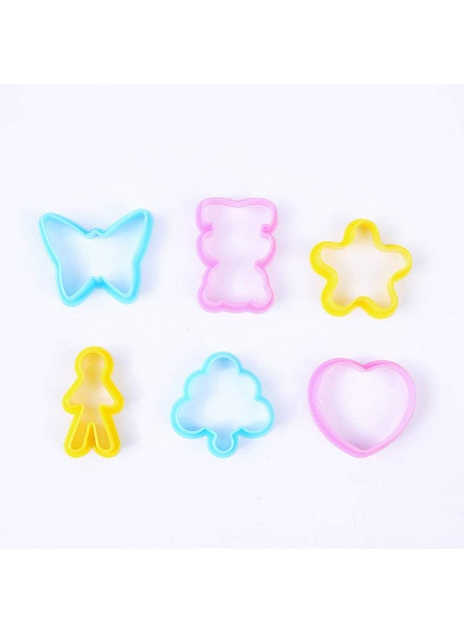 ييهيبيبي مجموعة أدوات عجينة الطين من يا بيبي، مكونة من 11 قطعة، بكرات عجينة اللعب، قوالب، قواطع، أدوات تشكيل، ألوان عشوائية - متعددة الألوان - Image 3