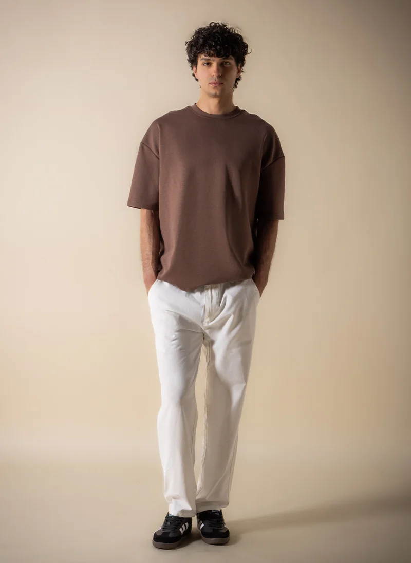شايبس SOFT RELAX FIT COTTON TROUSERS