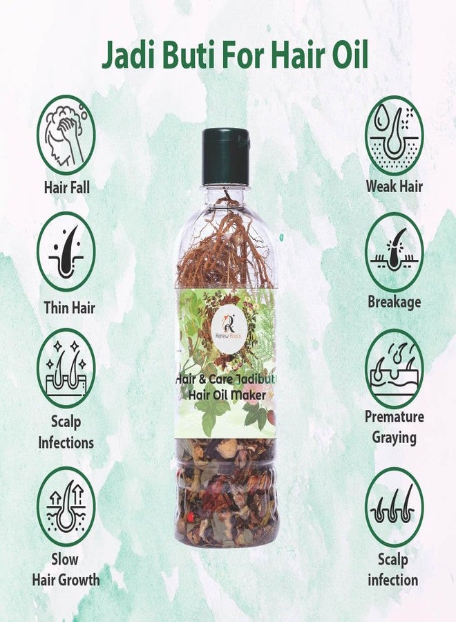 Renew Roots Hair & Care Jadibuti Natural Hair Oil Maker with Dried Herbs, 100 ml - Image 4
