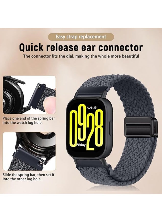 Nylon Braided Replacement Strap For Redmi Watch 5 Active/Redmi Watch 5 Lite 22mm