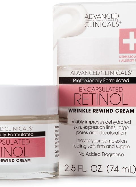 Advanced Clinicals Encapsulated Retinol Face Cream Moisturizer