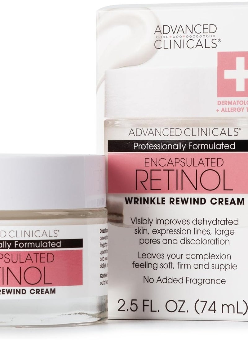 Advanced Clinicals Advanced Clinicals Encapsulated Retinol Face Cream Moisturizer  - Image 1