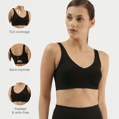Enamor A106 Beginners Everyday Bra • Padded • Wirefree • Full Coverage - Image 3
