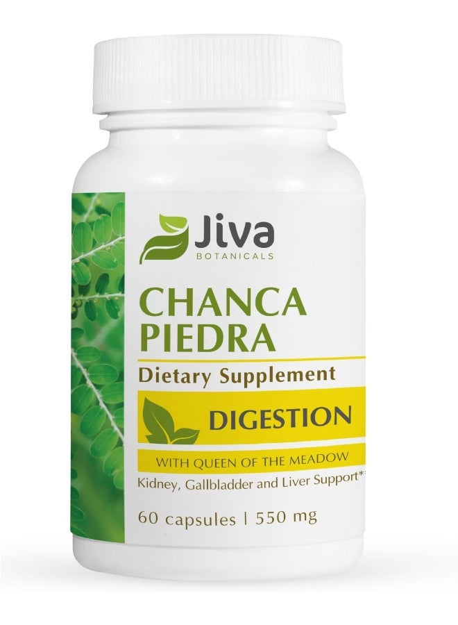 Jiva BOTANICALS - Chanca Piedra Stone Breaker - Formulated From Chanca Piedra Herb - 60 Capsules - Image 1