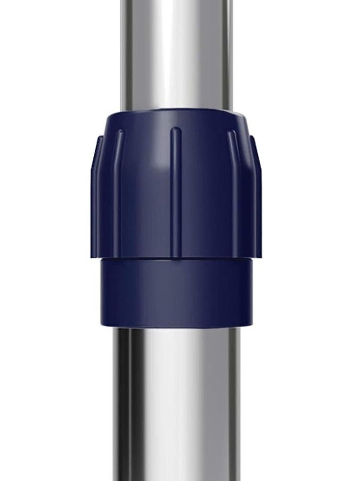 Mahmayi SONGMICS Adjustable Garment Coat Rack with Casters, Versatile Hanging Rail Clothes Stand in Silver and Blue Finish (150 x 44 x 165 cm) - Perfect for Home & Closet Organization - Image 2