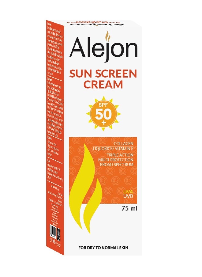Alejon - Sun Screen Cream 75 Ml - Image 1
