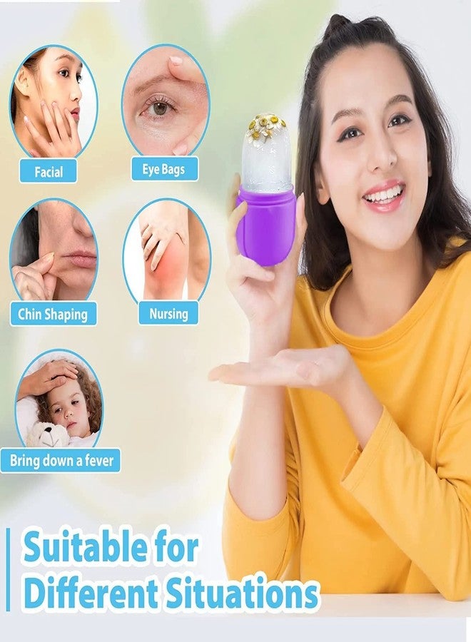 Vroxy بكرة الثلج من Vroxy لتدليك الوجه والعينين، أداة وجه قابلة لإعادة الاستخدام وغير قابلة للكسر لبشرة متألقة ومشدودة وتقليل انتفاخ العينين - Image 4