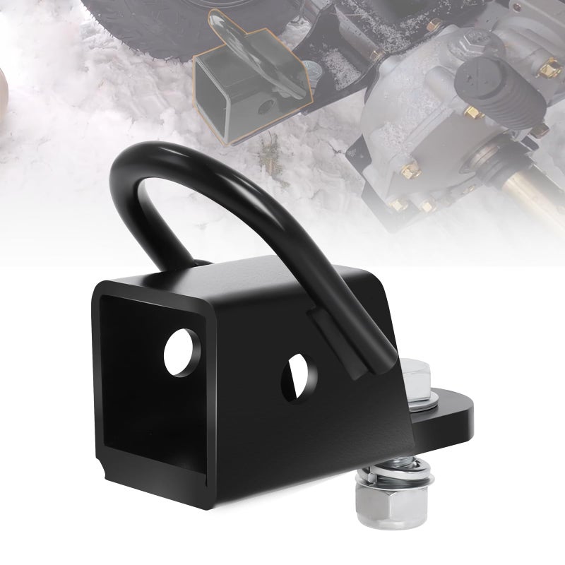 Zejoot HeavyDuty 2 Rear Trailer Hitch Receiver Adapter with BoltOn Mount for UTV ATV - Image 3