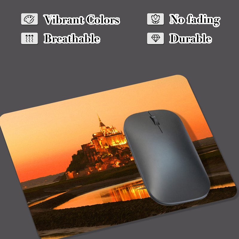 A-SUB Sublimation Mouse Pad Blank Rectangular Blanks 3mm Thick for Transfer Heat Press Printing Crafts 9.4x7.9x0.12 Inches White 11pcs - Image 4