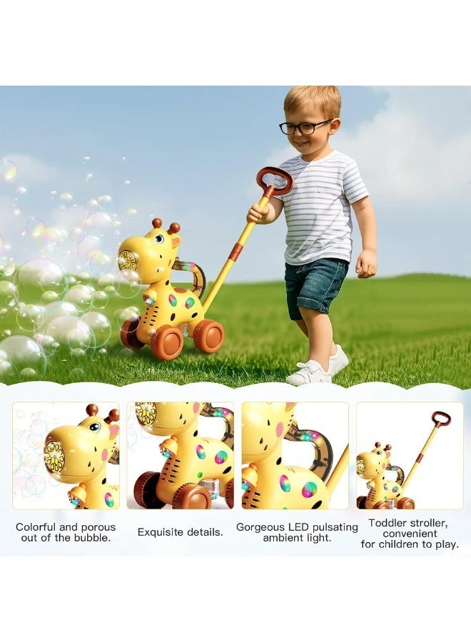 Automatic Bubble Machine for Kids, Kids Soap Bubble Machine, Bubble Blower Toy for Children, Bubble Making Machine for Kids, Automatic Bubble Maker, Rechargeable Bubble Machine, Electric Bubble Blower Toy, Portable Bubble Machine for Kids, LED Bubble Machine Toy, Bubble Toy with LED Lights, Party Bubble Machine for Kids, Outdoor Bubble Maker Toy, Bubble Lawn Mower Machine, Bubble Mower Toy for Kids, Kids Lawn Mower Toy, Soap Bubble Making Lawn Mower, Bubble Cart Toy for Kids, Kids Bubble Car, Bubble Mower Cart, Push Bubble Toy for Children, Giraffe Bubble Machine, Giraffe Bubble Toy for Kids, Light Up Giraffe Bubble Machine, Automatic Giraffe Bubble Blower, Rechargeable Giraffe Bubble Maker, Kids Bubble Blowing Machine - Image 4